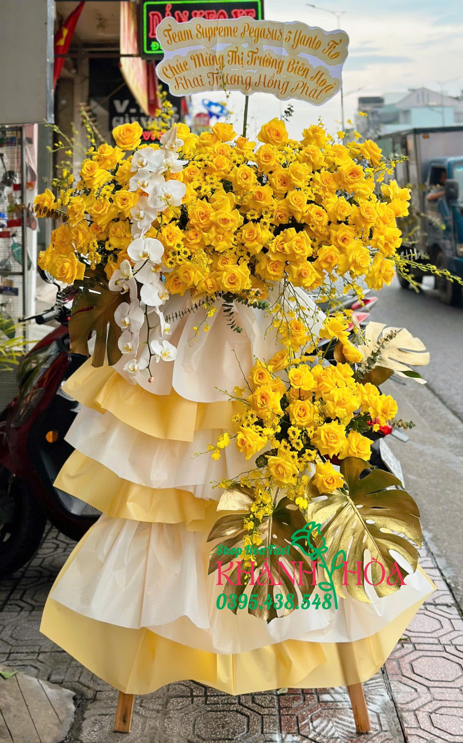 Kệ Hoa Khai Trương Cao Cấp