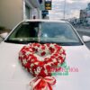 Xe hoa cưới hình Trái tim Married