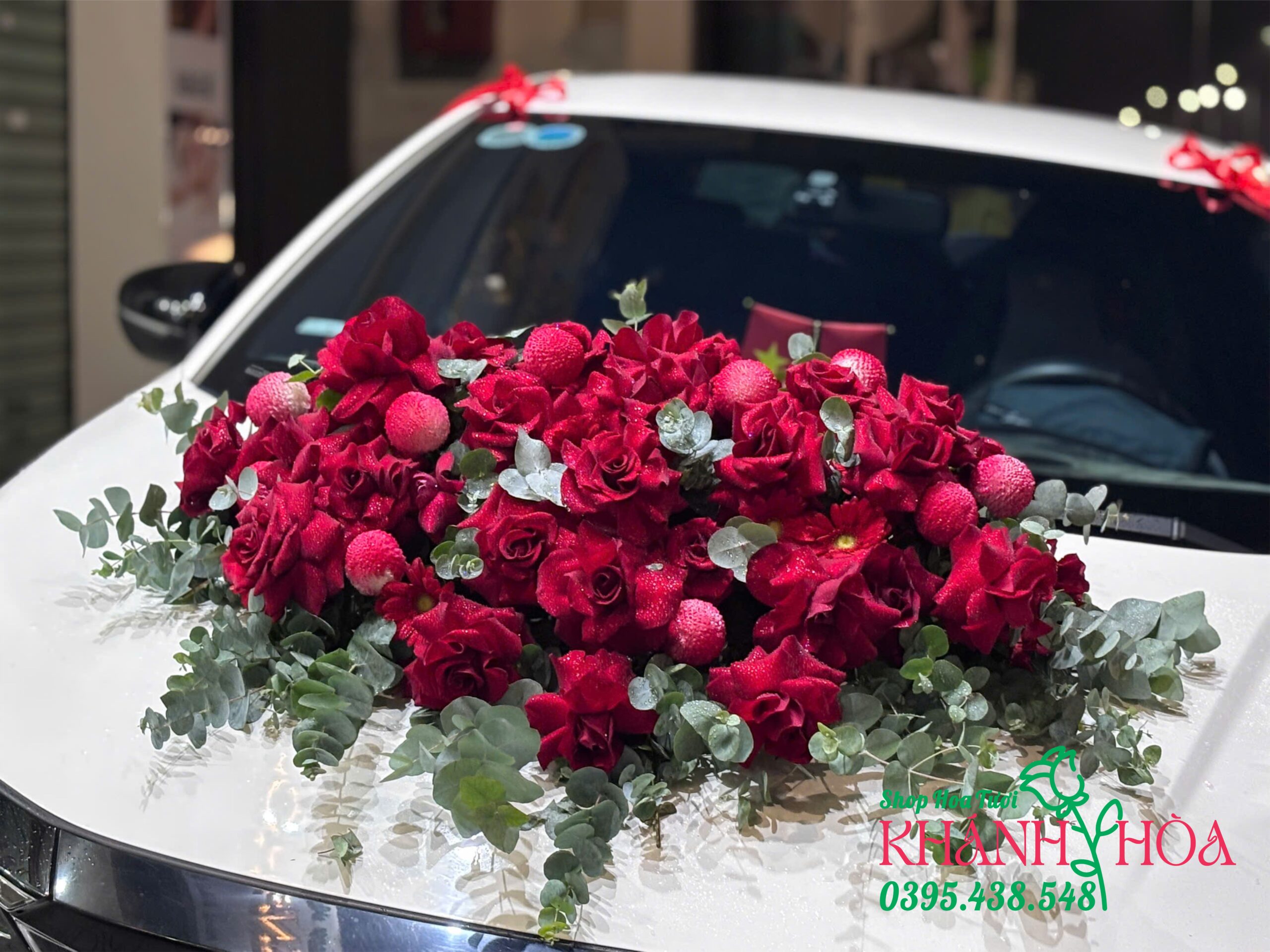 Xe hoa cưới Red Roses - Ảnh 2